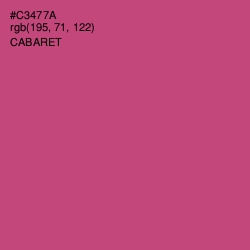 #C3477A - Cabaret Color Image