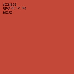 #C34838 - Mojo Color Image