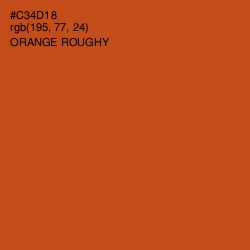 #C34D18 - Orange Roughy Color Image