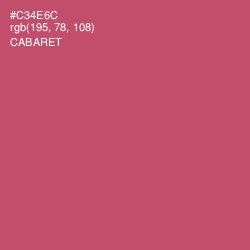 #C34E6C - Cabaret Color Image