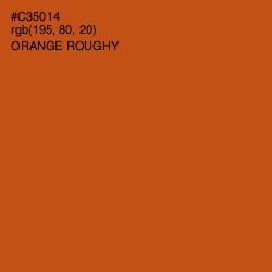 #C35014 - Orange Roughy Color Image