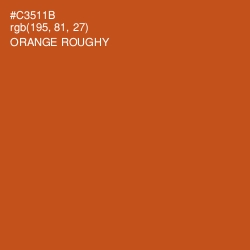 #C3511B - Orange Roughy Color Image