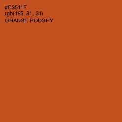 #C3511F - Orange Roughy Color Image