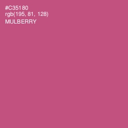 #C35180 - Mulberry Color Image