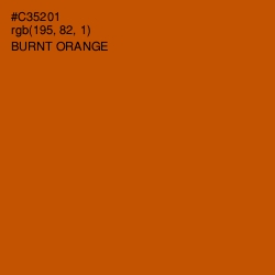 #C35201 - Burnt Orange Color Image