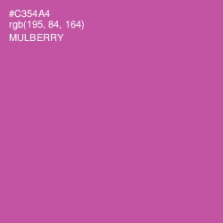 #C354A4 - Mulberry Color Image