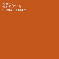 #C3571C - Orange Roughy Color Image