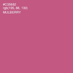 #C35882 - Mulberry Color Image