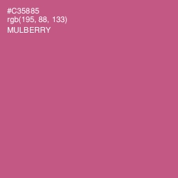 #C35885 - Mulberry Color Image