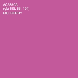 #C3589A - Mulberry Color Image