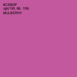 #C3589F - Mulberry Color Image