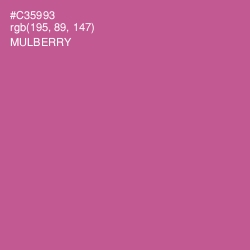 #C35993 - Mulberry Color Image