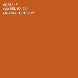 #C35A1F - Orange Roughy Color Image