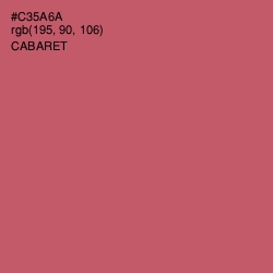 #C35A6A - Cabaret Color Image