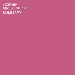 #C35A80 - Mulberry Color Image