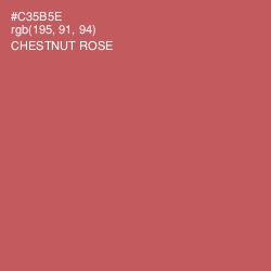 #C35B5E - Chestnut Rose Color Image