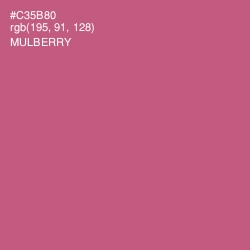 #C35B80 - Mulberry Color Image