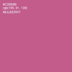 #C35B8B - Mulberry Color Image