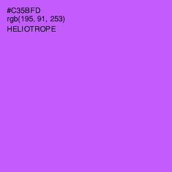 #C35BFD - Heliotrope Color Image