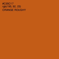 #C35C17 - Orange Roughy Color Image