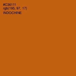 #C36111 - Indochine Color Image