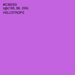 #C363E0 - Heliotrope Color Image