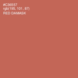 #C36557 - Red Damask Color Image