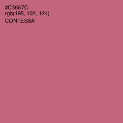 #C3667C - Contessa Color Image