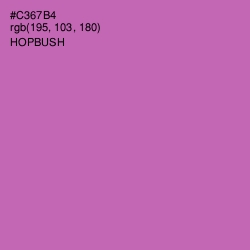 #C367B4 - Hopbush Color Image