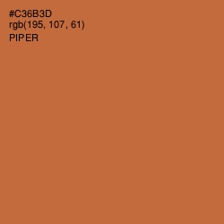 #C36B3D - Piper Color Image