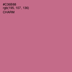 #C36B88 - Charm Color Image