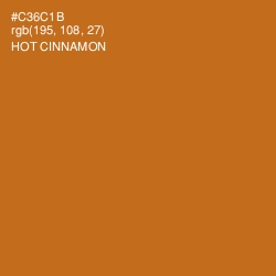 #C36C1B - Hot Cinnamon Color Image
