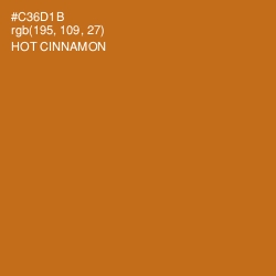 #C36D1B - Hot Cinnamon Color Image