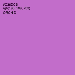 #C36DCB - Orchid Color Image