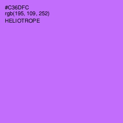 #C36DFC - Heliotrope Color Image