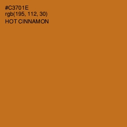 #C3701E - Hot Cinnamon Color Image