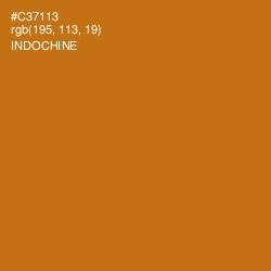 #C37113 - Indochine Color Image