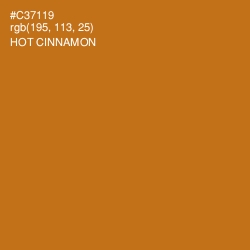 #C37119 - Hot Cinnamon Color Image