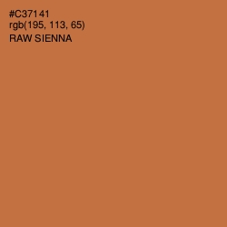 #C37141 - Raw Sienna Color Image