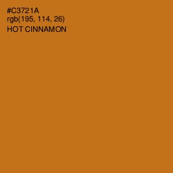 #C3721A - Hot Cinnamon Color Image