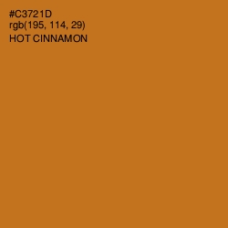 #C3721D - Hot Cinnamon Color Image