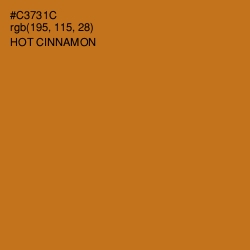 #C3731C - Hot Cinnamon Color Image