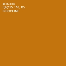 #C3740C - Indochine Color Image