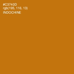#C3740D - Indochine Color Image