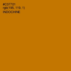 #C37701 - Indochine Color Image
