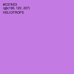 #C37AE3 - Heliotrope Color Image