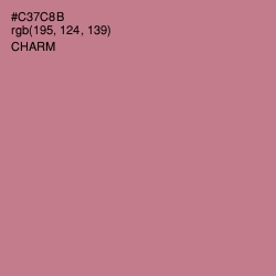 #C37C8B - Charm Color Image