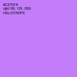 #C37DFA - Heliotrope Color Image