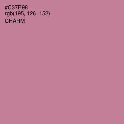 #C37E98 - Charm Color Image