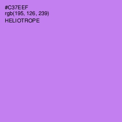 #C37EEF - Heliotrope Color Image